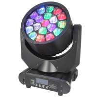 19x15W 4in1 RGBW LED wash zoom moving head light